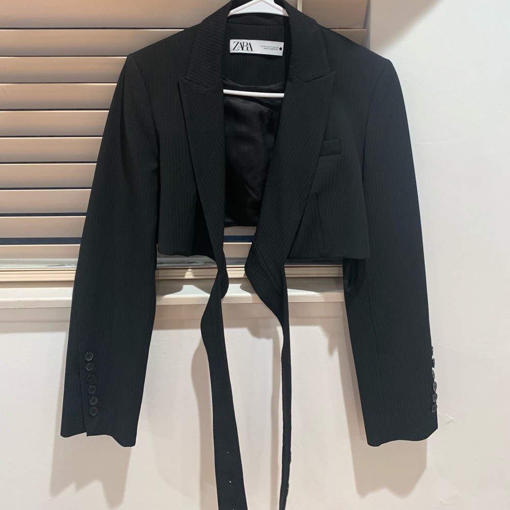 ZARA wrap blazer